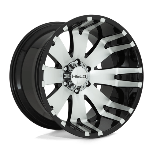 Helo HE917 Gloss Black Machined 20x12 -44 5x139.7mm 78.1mm - Wheelwiz