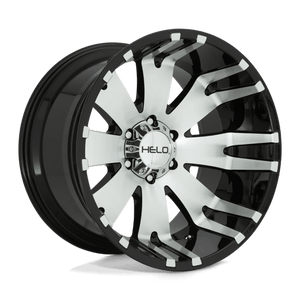 Helo HE917 Gloss Black Machined 20x10 -18 5x127mm 71.5mm - Wheelwiz