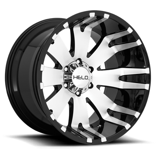 Helo HE917 Gloss Black Machined 20x12 -44 5x139.7mm 78.1mm - Wheelwiz