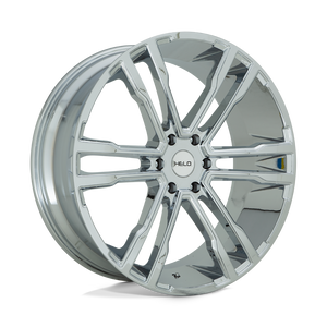 Helo HE918 Chrome 22x9.5 +15 6x139.7mm 106.1mm - WheelWiz