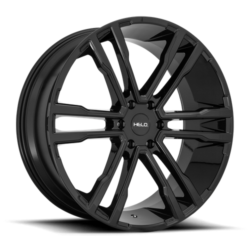 Helo HE918 Gloss Black 20x9 +15 6x139.7mm 106.1mm - Wheelwiz