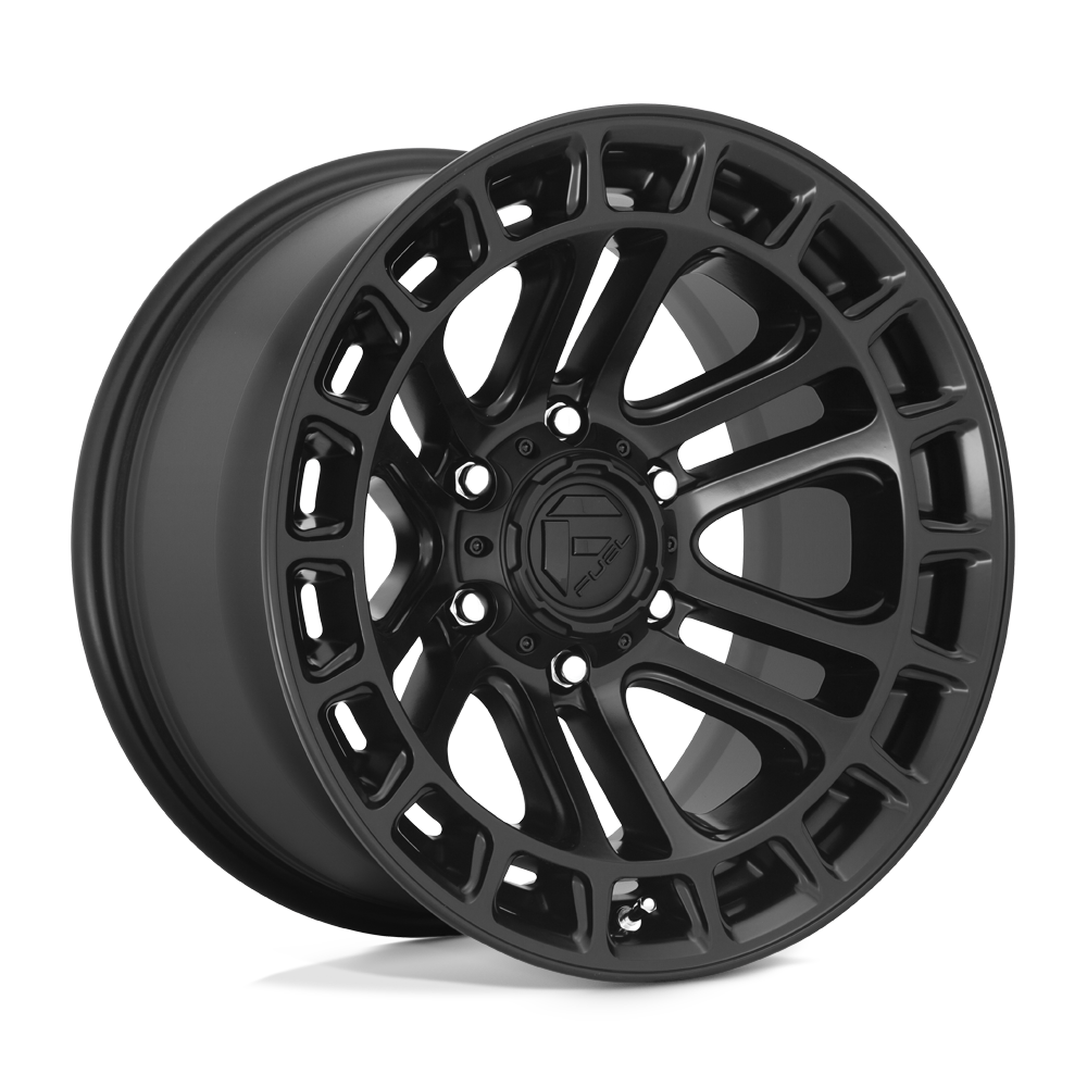 Fuel Offroad D718 HEATER Matte Black 17x9 -12 6x135mm 87.1mm - WheelWiz