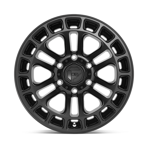 Fuel Offroad D718 HEATER Matte Black 17x9 -12 6x135mm 87.1mm - WheelWiz