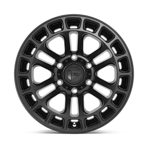 Fuel Offroad D718 HEATER Matte Black 17x9 -12 6x135mm 87.1mm - WheelWiz