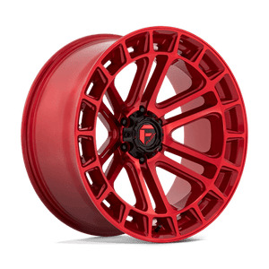 Fuel Offroad D719 HEATER Candy Red Machined 22x10 -13 6x135mm 87.1mm - Wheelwiz