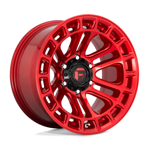 Fuel Offroad D719 HEATER Candy Red Machined 20x10 -18 6x139.7mm 106.1mm - Wheelwiz