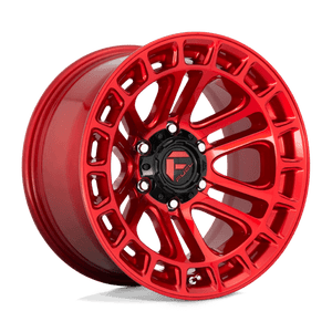 Fuel Offroad D719 HEATER Candy Red Machined 20x10 -18 6x139.7mm 106.1mm - Wheelwiz