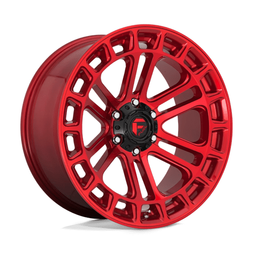 Fuel Offroad D719 HEATER Candy Red Machined 20x9 +1 6x135mm 87.1mm - Wheelwiz