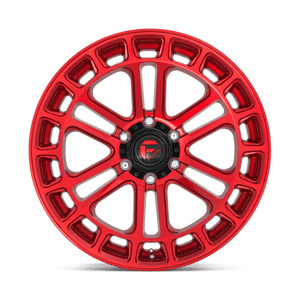 Fuel Offroad D719 HEATER Candy Red Machined 20x9 +1 6x135mm 87.1mm - Wheelwiz