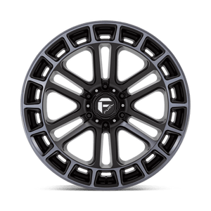 Fuel Offroad D720 HEATER Matte Black Ddt Machined 22x10 -13 6x139.7mm 106.1mm - Wheelwiz