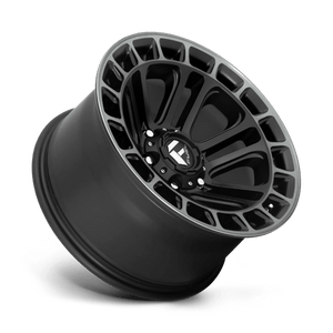 Fuel Offroad D720 HEATER Matte Black Ddt Machined 18x9 +1 6x139.7mm 106.1mm - Wheelwiz