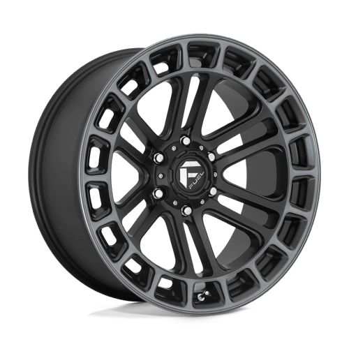 Fuel Offroad D720 HEATER Matte Black Ddt Machined 20x9 +1 6x139.7mm 78.1mm - Wheelwiz