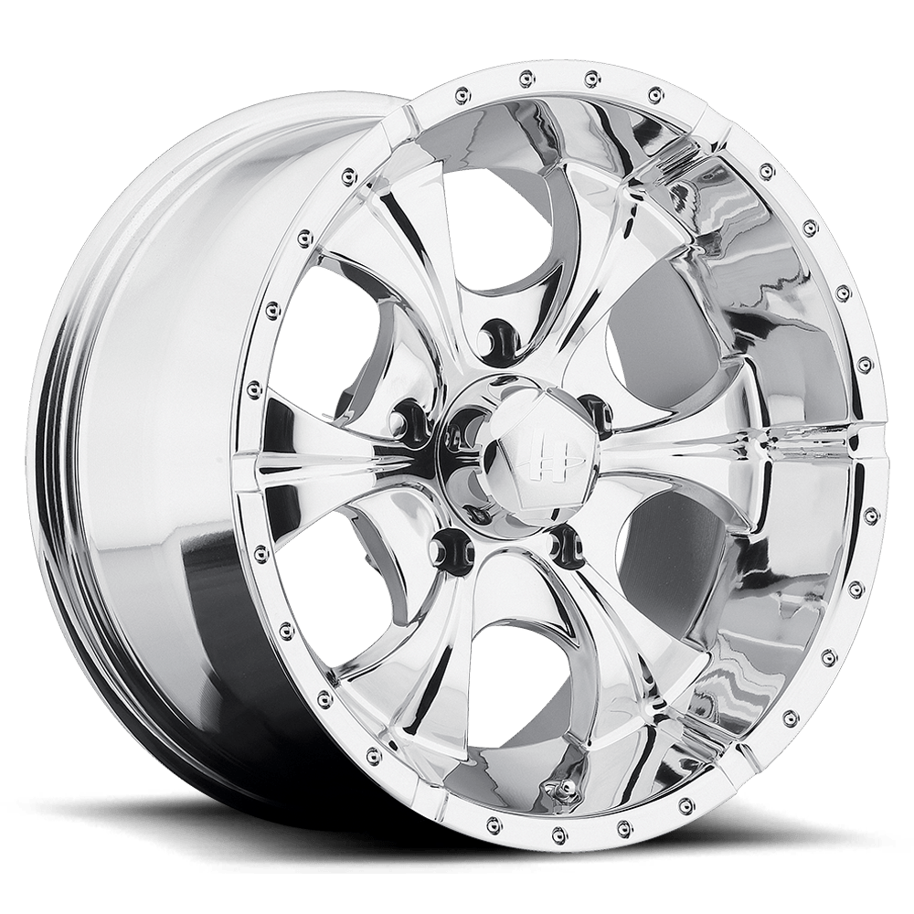 Helo HE791 MAXX Chrome 17x9 +18 6x139.7mm 108mm - WheelWiz