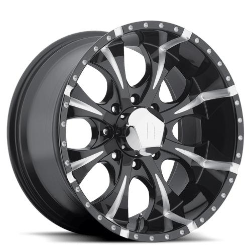 Helo HE791 MAXX Gloss Black Milled 17x9 +18 6x139.7mm 108mm - Wheelwiz