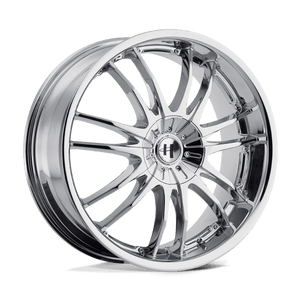 Helo HE845 Chrome 20x8.5 +42 5x108|5x114.3mm 72.6mm - WheelWiz