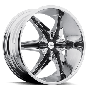 Helo HE866 Chrome Plated With Gloss Black Accents 24x9.5 +35 6x135|6x139.7mm 106.1mm - WheelWiz