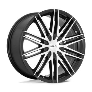 Helo HE880 Gloss Black Machined Face 18x8 +42 5x110|5x114.3mm 72.6mm - WheelWiz