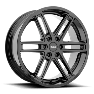 Helo HE908 Gloss Black 22x9 +30 6x120mm 66.9mm - WheelWiz