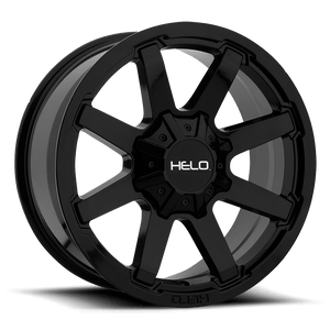 Helo HE909 Gloss Black 18x9 00 8x165.1mm 125.1mm - WheelWiz