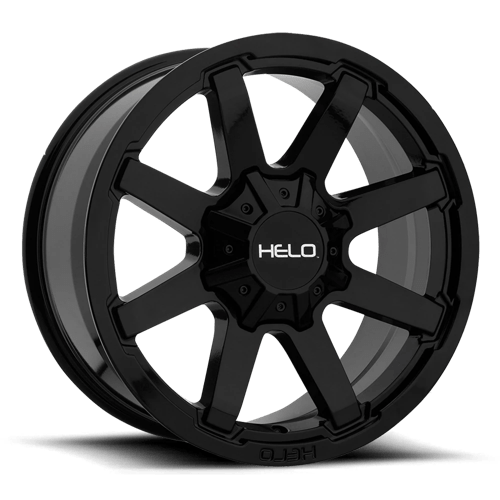 Helo HE909 Gloss Black 20x9 00 8x180mm 124.2mm - WheelWiz