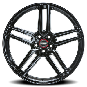 Vossen HF1 Tinted Gloss Black 20x9 +25 5x112mm 66.56mm - Wheelwiz