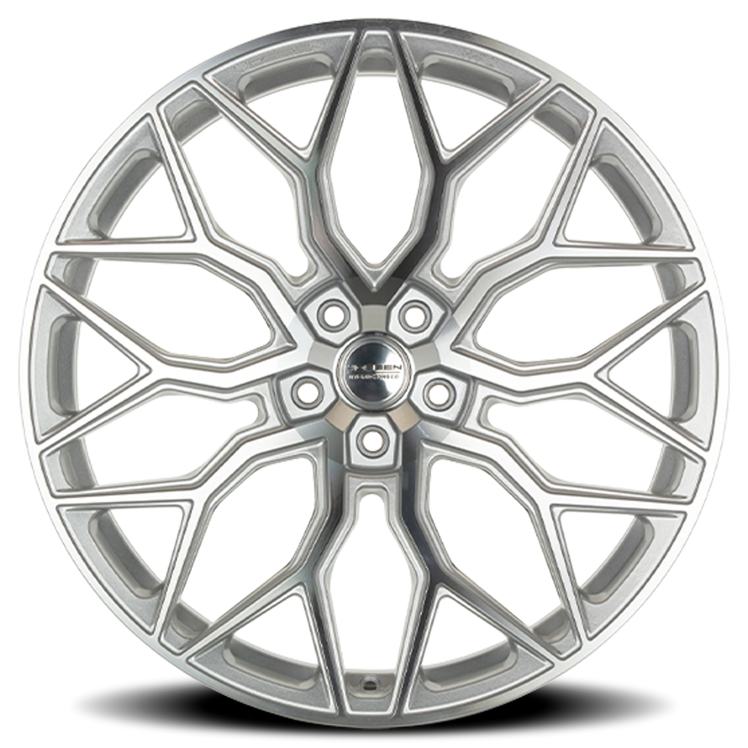 Vossen HF2 Silver Polished 24x10 +32 5x120mm 72.56mm