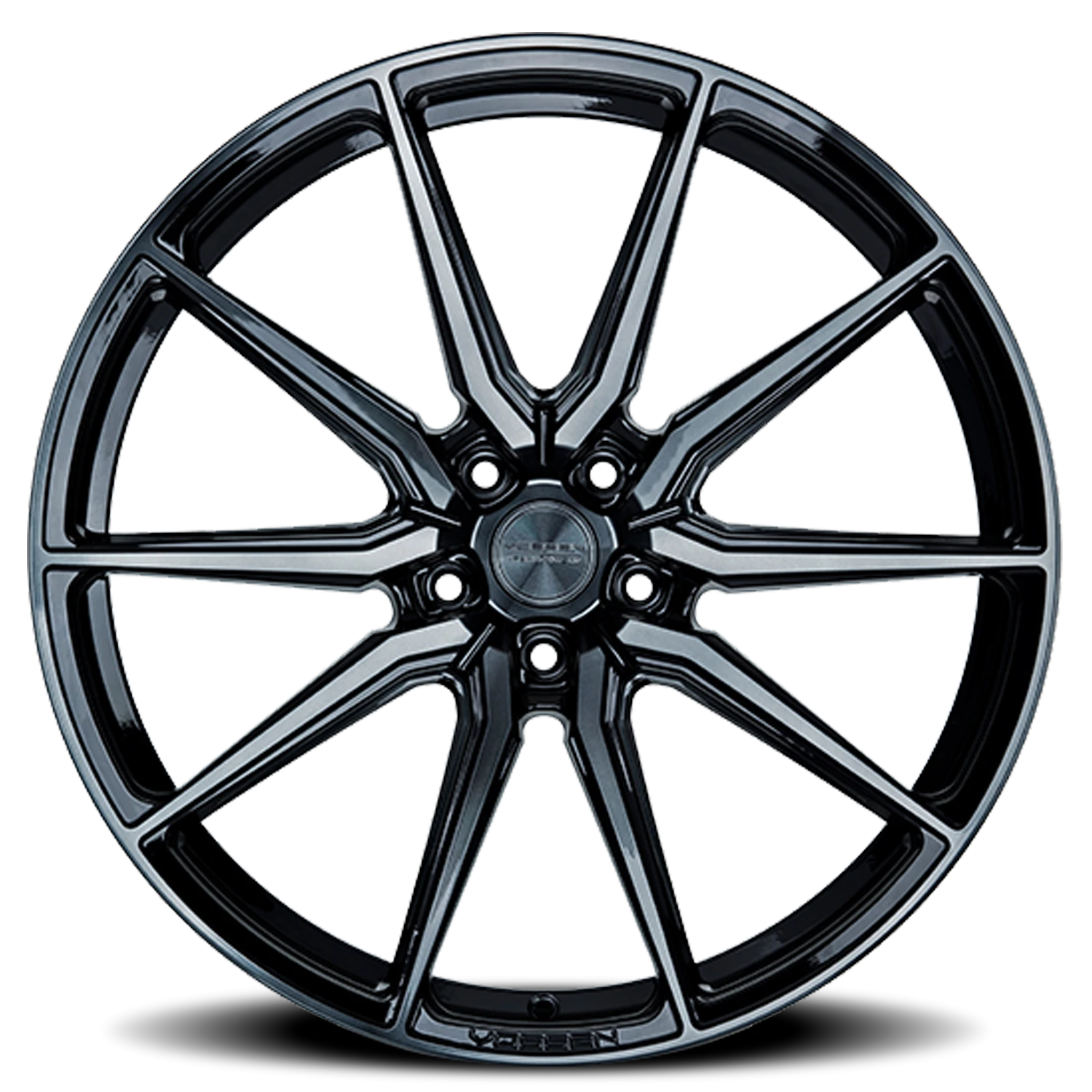 Vossen HF3 Gloss Black W/ Tinted 24x10 +15 5x130mm 84.1mm - Wheelwiz