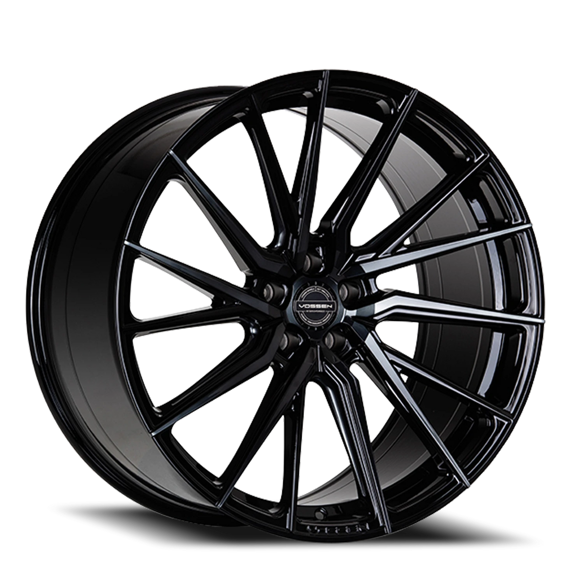 Vossen HF4T Tinted Gloss Black 21x12 +52 5x120mm 72.56mm - Wheelwiz