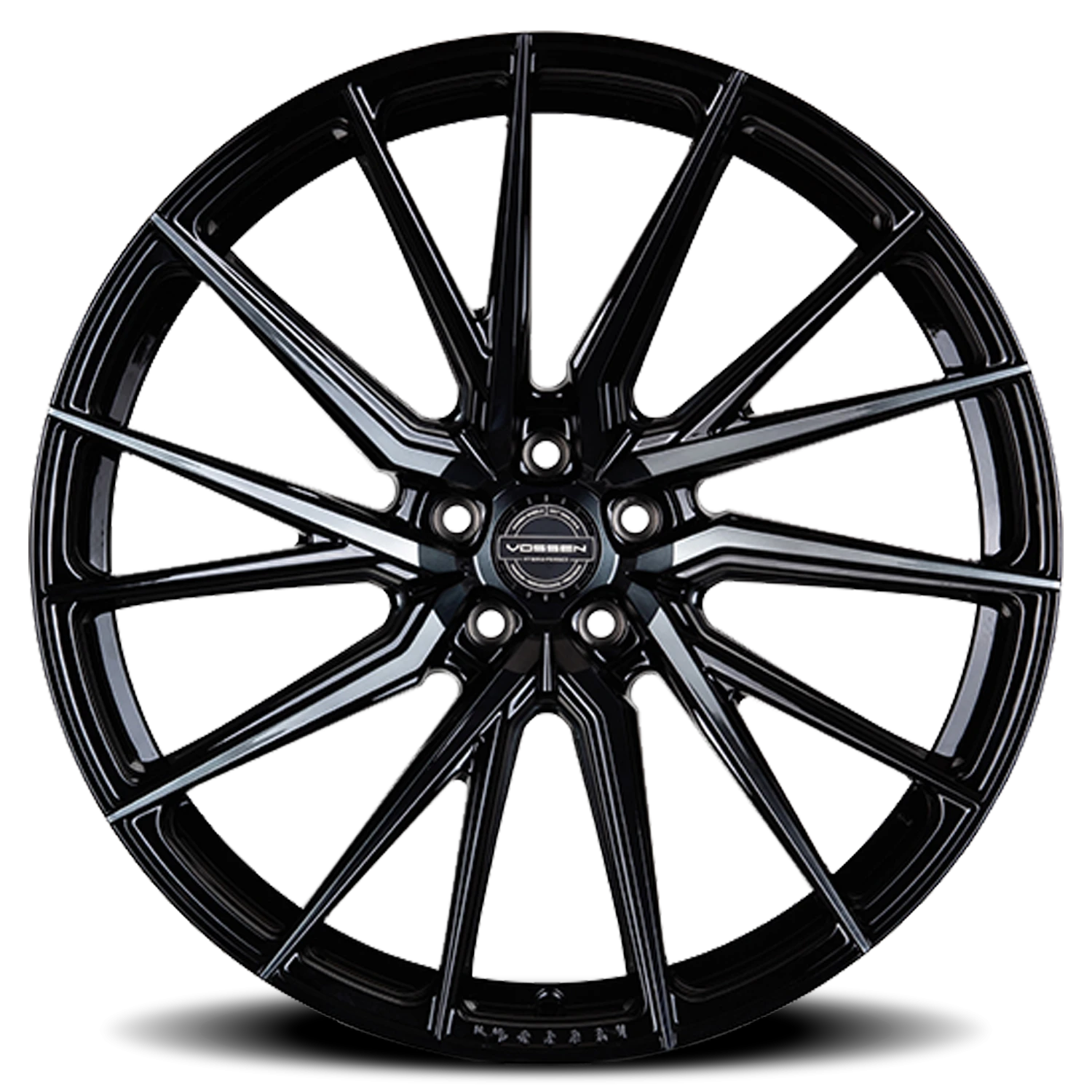 Vossen HF4T Tinted Gloss Black 20x10 +45 5x120mm 72.56mm - Wheelwiz