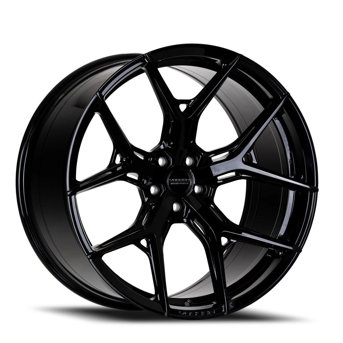 Vossen HF5 Gloss Black 19x9.5 +25 5x114.3mm 73.1mm