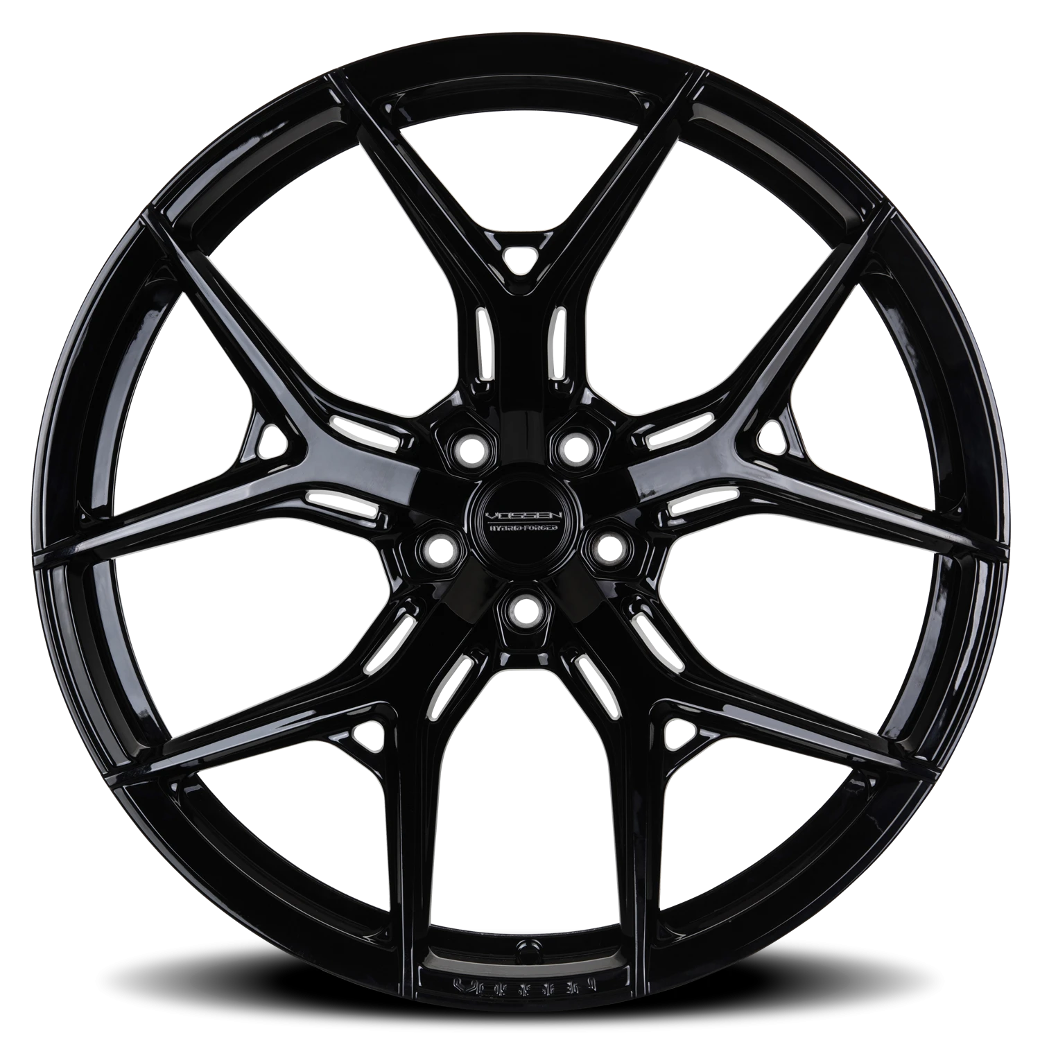 Vossen HF5 Gloss Black 20x12 +48 5x120.65mm 70.3mm