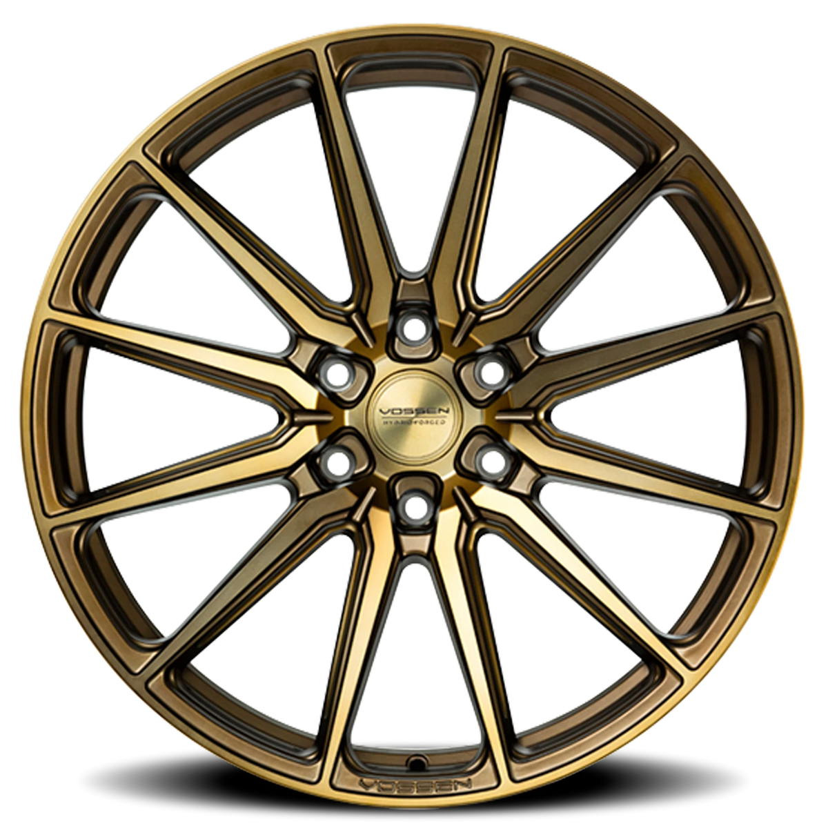 Vossen HF6-1 Tinted Matte Bronze 20x9.5 +15 6x135mm 87.1mm - Wheelwiz