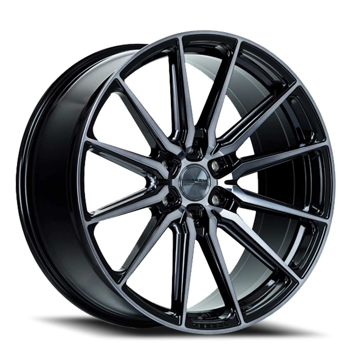 Vossen HF6-1 Tinted Gloss Black 22x9.5 +20 6x135mm 87.1mm - Wheelwiz
