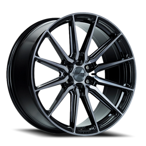 Vossen HF6-1 Tinted Gloss Black 22x9.5 +20 6x139.7mm 106.1mm - Wheelwiz