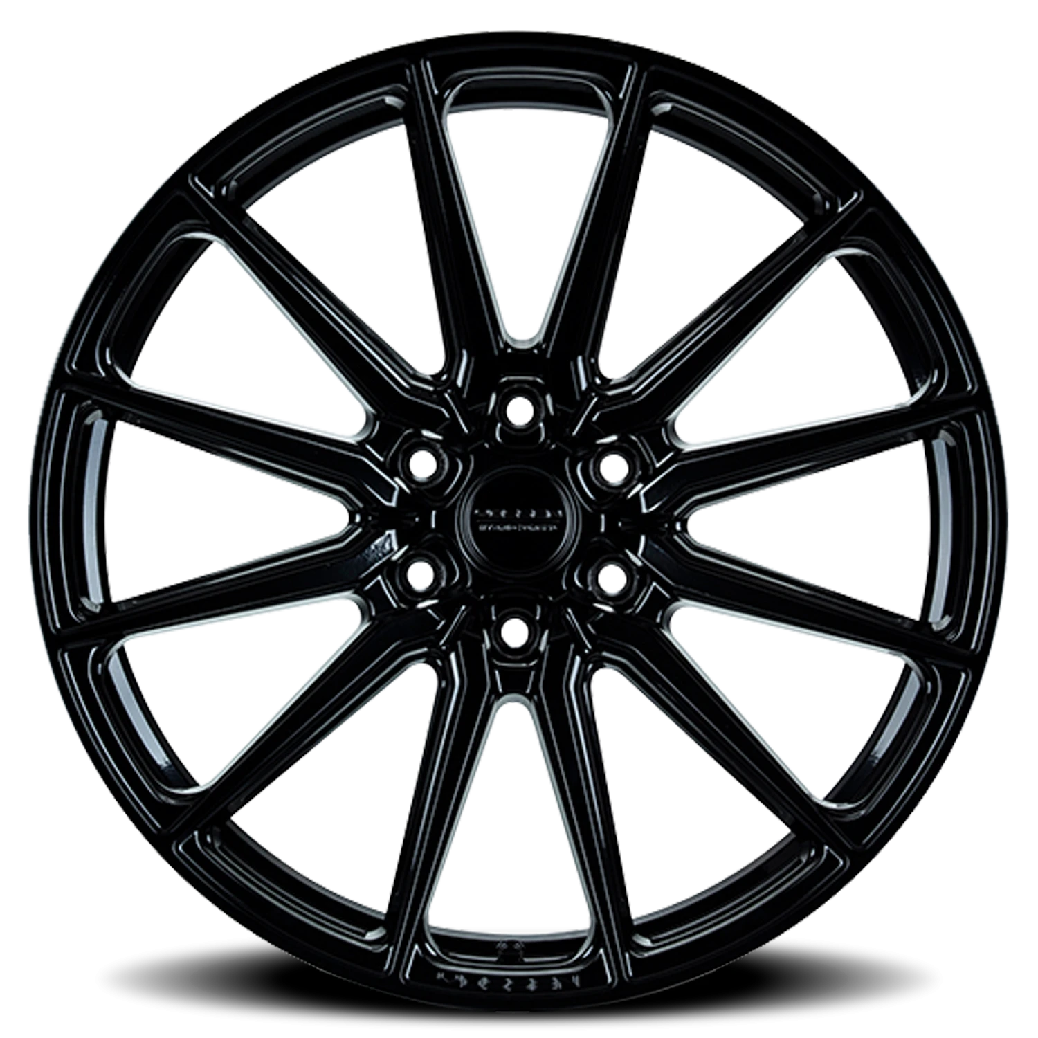 Vossen HF6-1 Gloss Black 22x9.5 +30 6x135mm 87.1mm - Wheelwiz