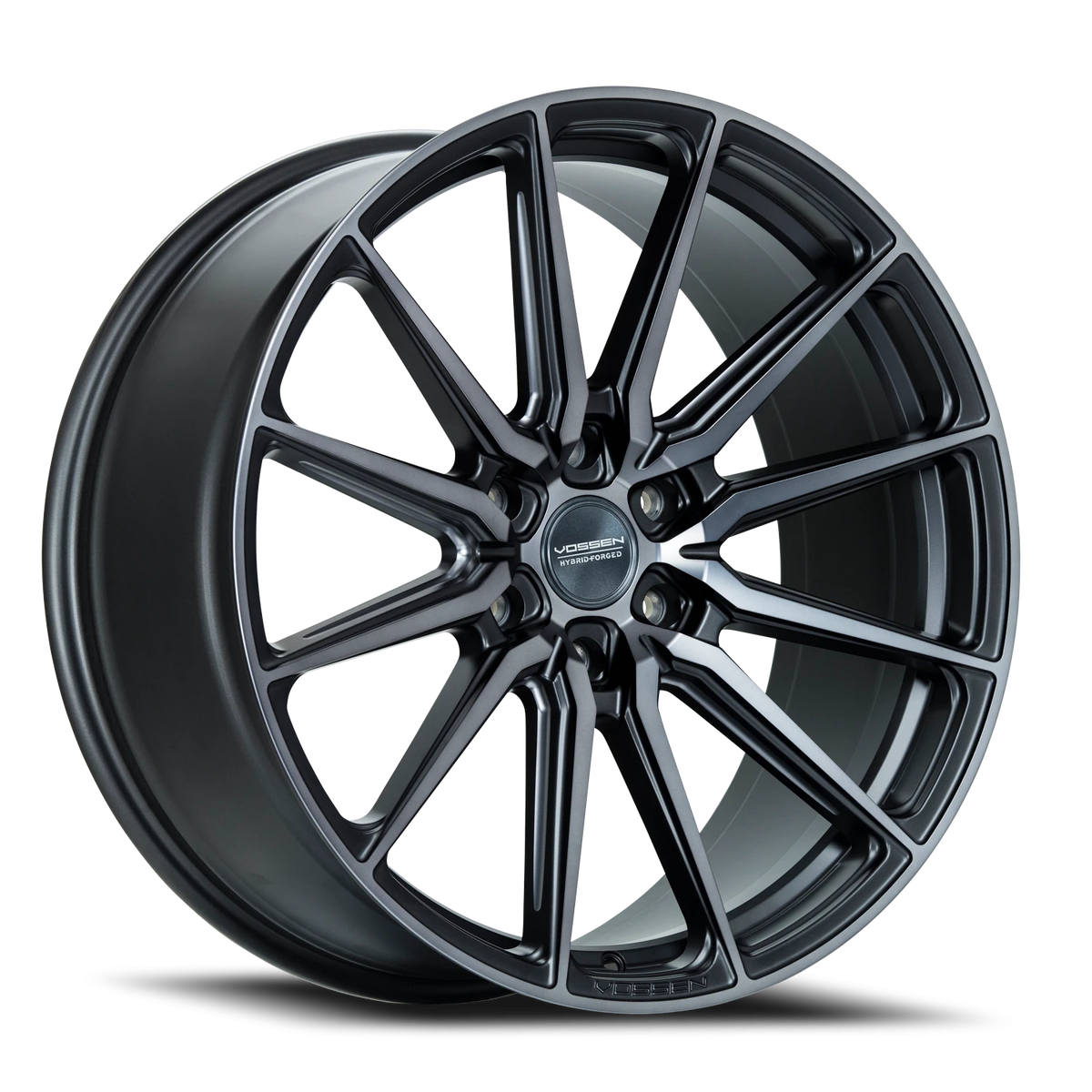 Vossen HF6-1 Tinted Matte Gunmetal 22x9.5 +20 6x139.7mm 106.1mm - Wheelwiz