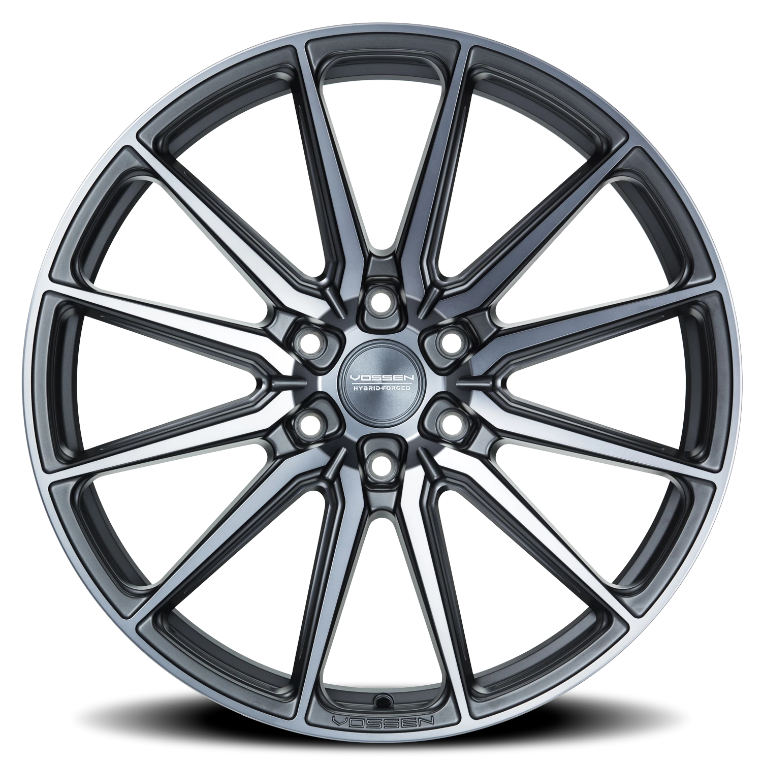 Vossen HF6-1 Tinted Matte Gunmetal 20x9.5 +15 6x135mm 87.1mm - Wheelwiz