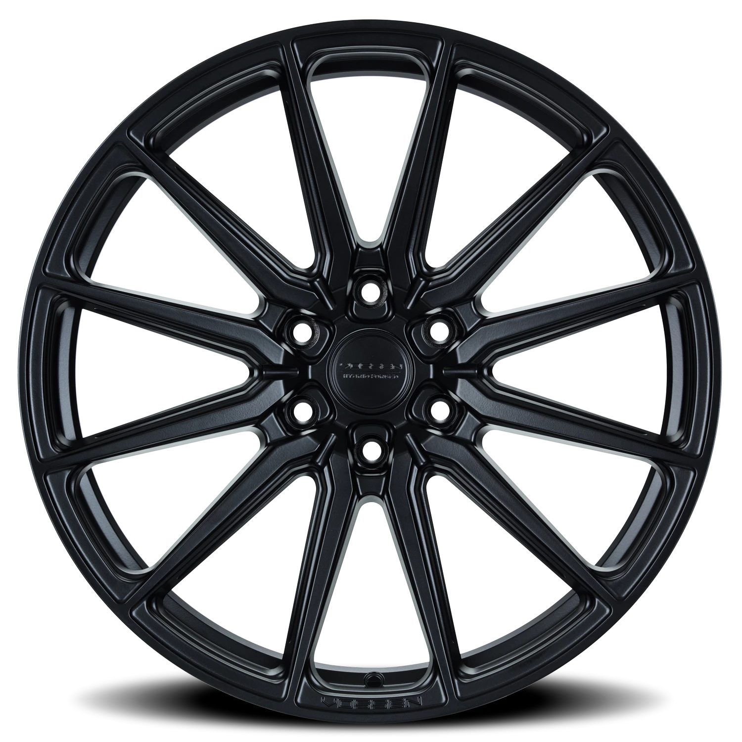 Vossen HF6-1 Satin Black 22x9.5 +20 6x139.7mm 106.1mm - Wheelwiz
