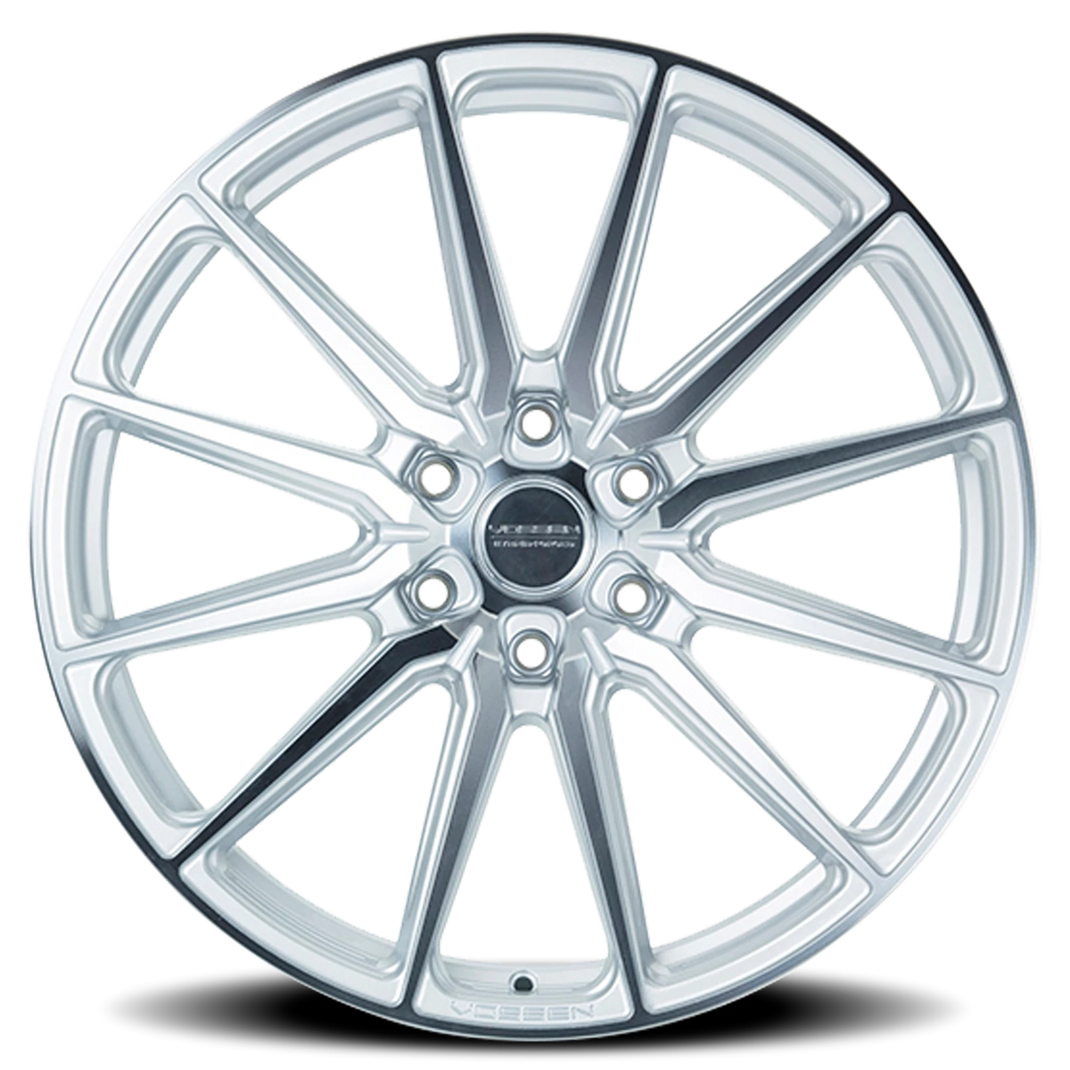 Vossen HF6-1 Silver Polished 22x9.5 +20 6x139.7mm 106.1mm - Wheelwiz