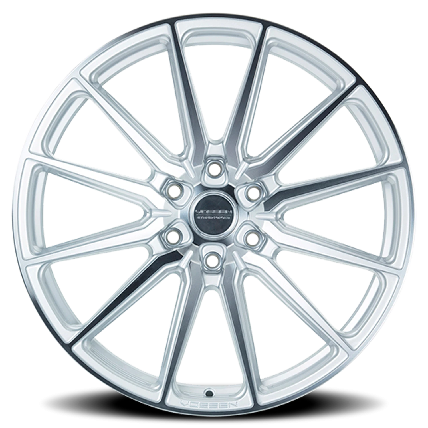Vossen HF6-1 Silver Polished 22x9.5 +20 6x135mm 87.1mm - Wheelwiz