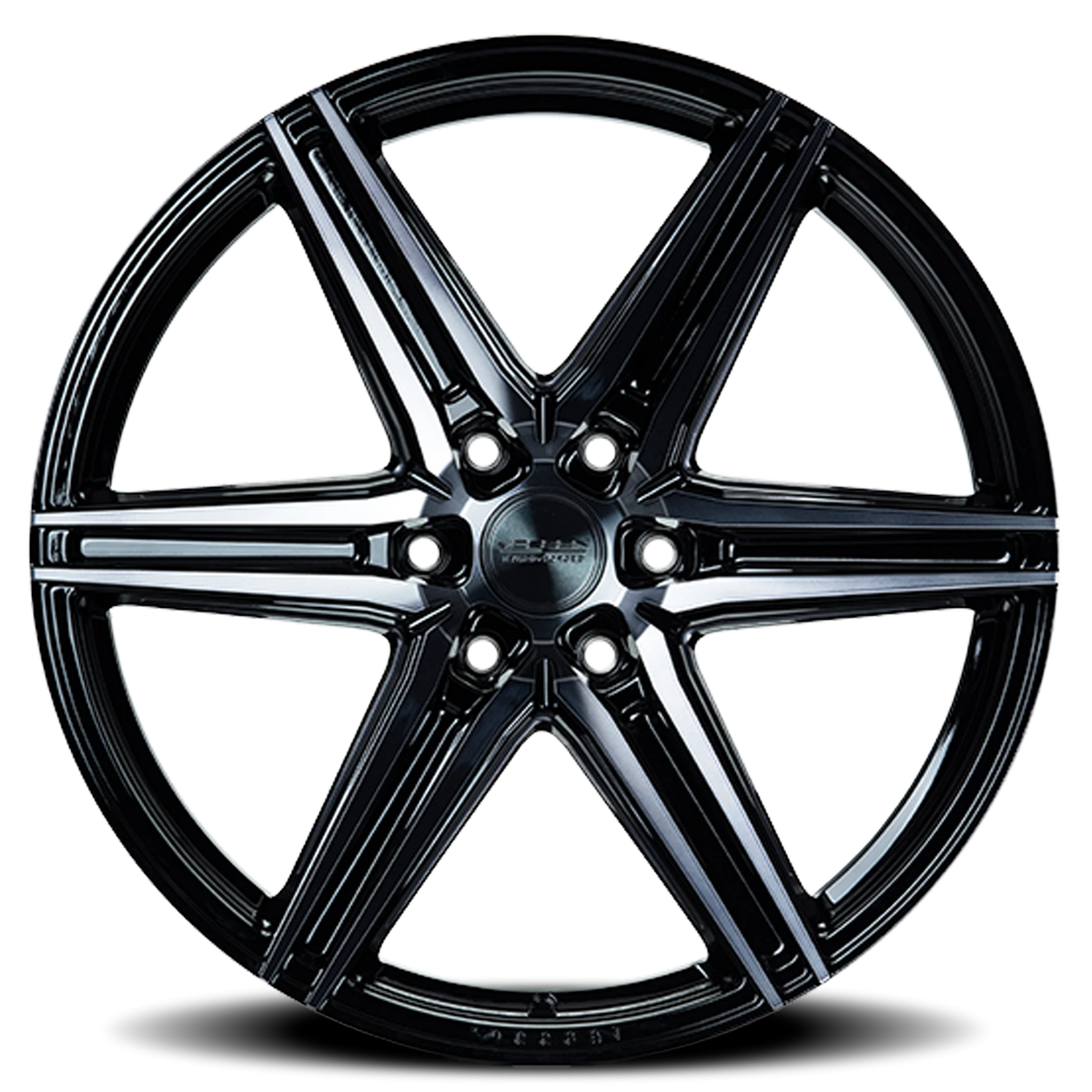 Vossen HF6-2 Tinted Gloss Black 24x10 +25 6x139.7mm 106.1mm - Wheelwiz