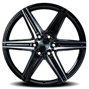 Vossen HF6-2 Tinted Gloss Black 22x9.5 +20 6x139.7mm 106.1mm - Wheelwiz