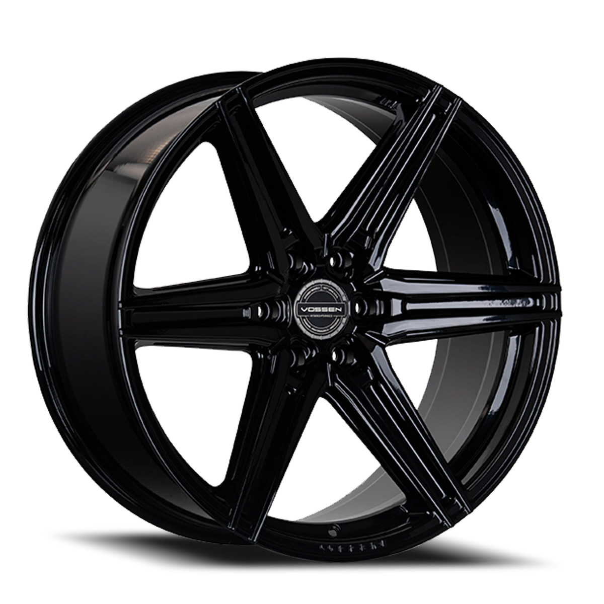 Vossen HF6-2 Gloss Black 22x9.5 +20 6x135mm 87.1mm
