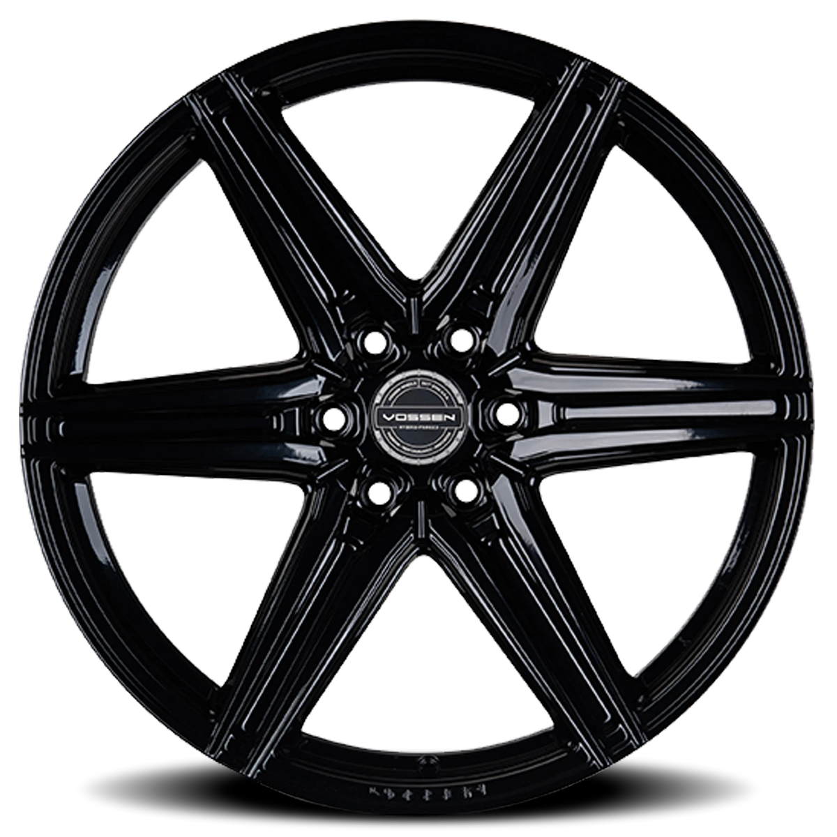Vossen HF6-2 Gloss Black 24x10 +25 6x135mm 87.1mm