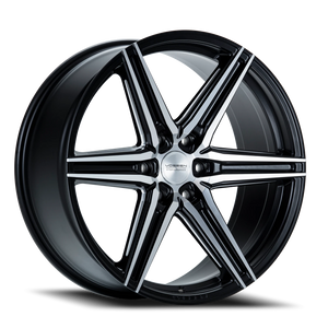 Vossen HF6-2 Brushed Matte Black 22x9.5 +20 6x139.7mm 106.1mm - Wheelwiz