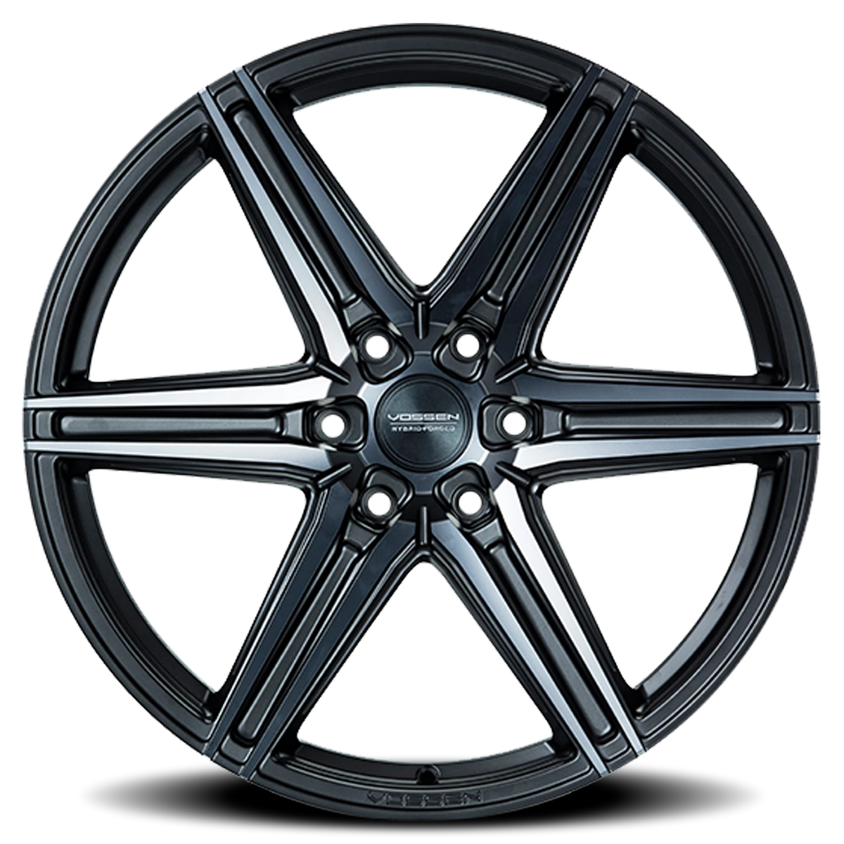 Vossen HF6-2 Tinted Matte Gunmetal 20x9.5 +15 6x139.7mm 106.1mm - Wheelwiz