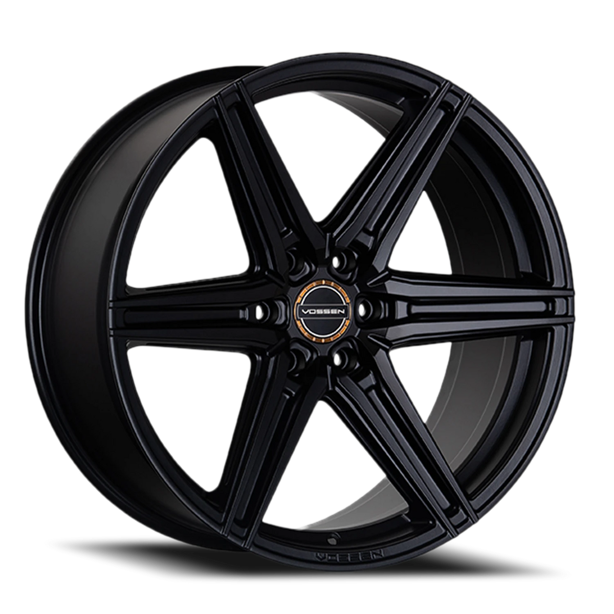 Vossen HF6-2 Satin Black 22x9.5 +20 6x135mm 87.1mm - Wheelwiz