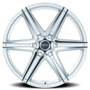 Vossen HF6-2 Silver Polished 24x10 +25 6x135mm 87.1mm - Wheelwiz