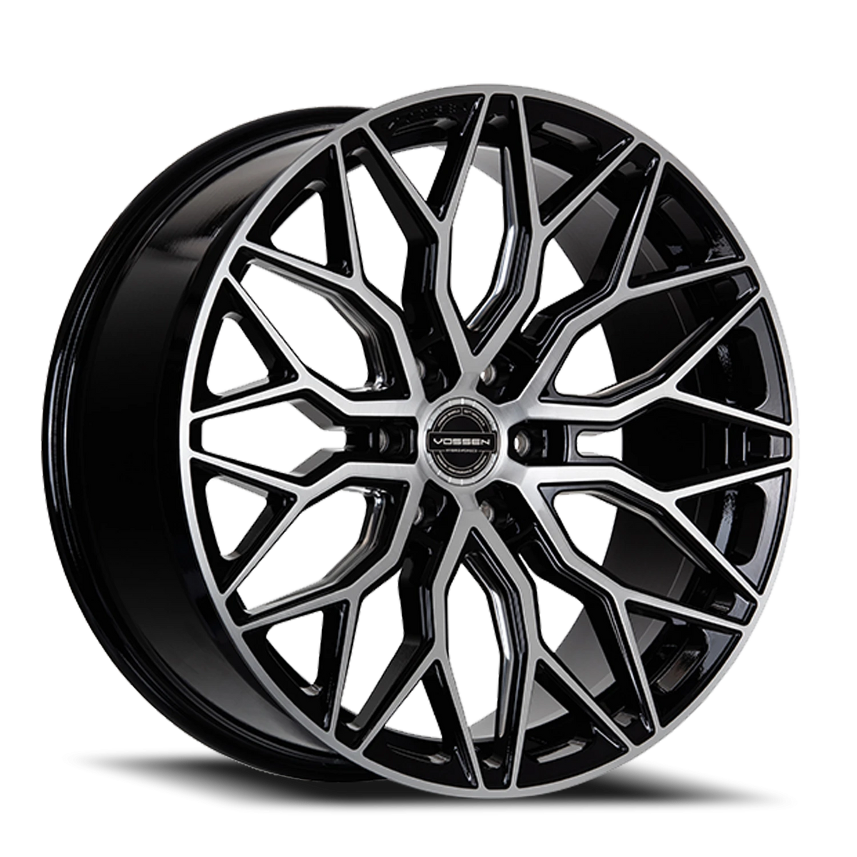 Vossen HF6-3 Brushed Gloss Black 20x9.5 +15 6x135mm 87.1mm - Wheelwiz