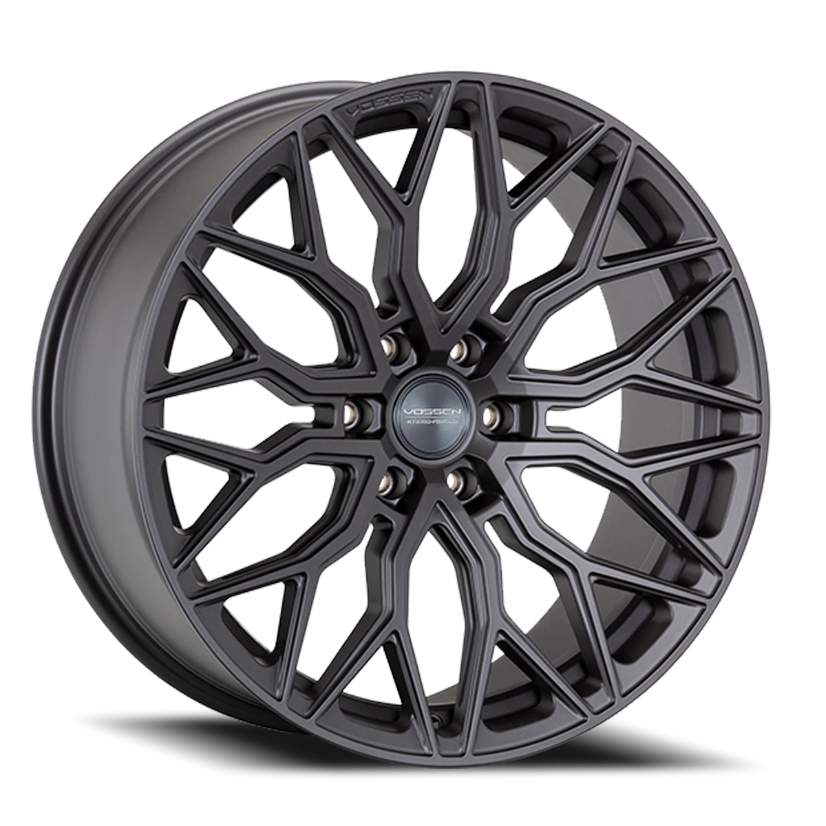 Vossen HF6-3 Tinted Matte Gunmetal 24x10 +25 6x139.7mm 106.1mm
